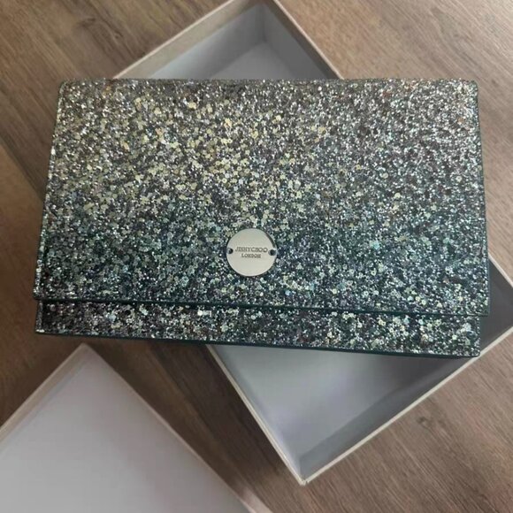 Jimmychoo frozen Gradient Sequin Bag - Picture 1 of 4